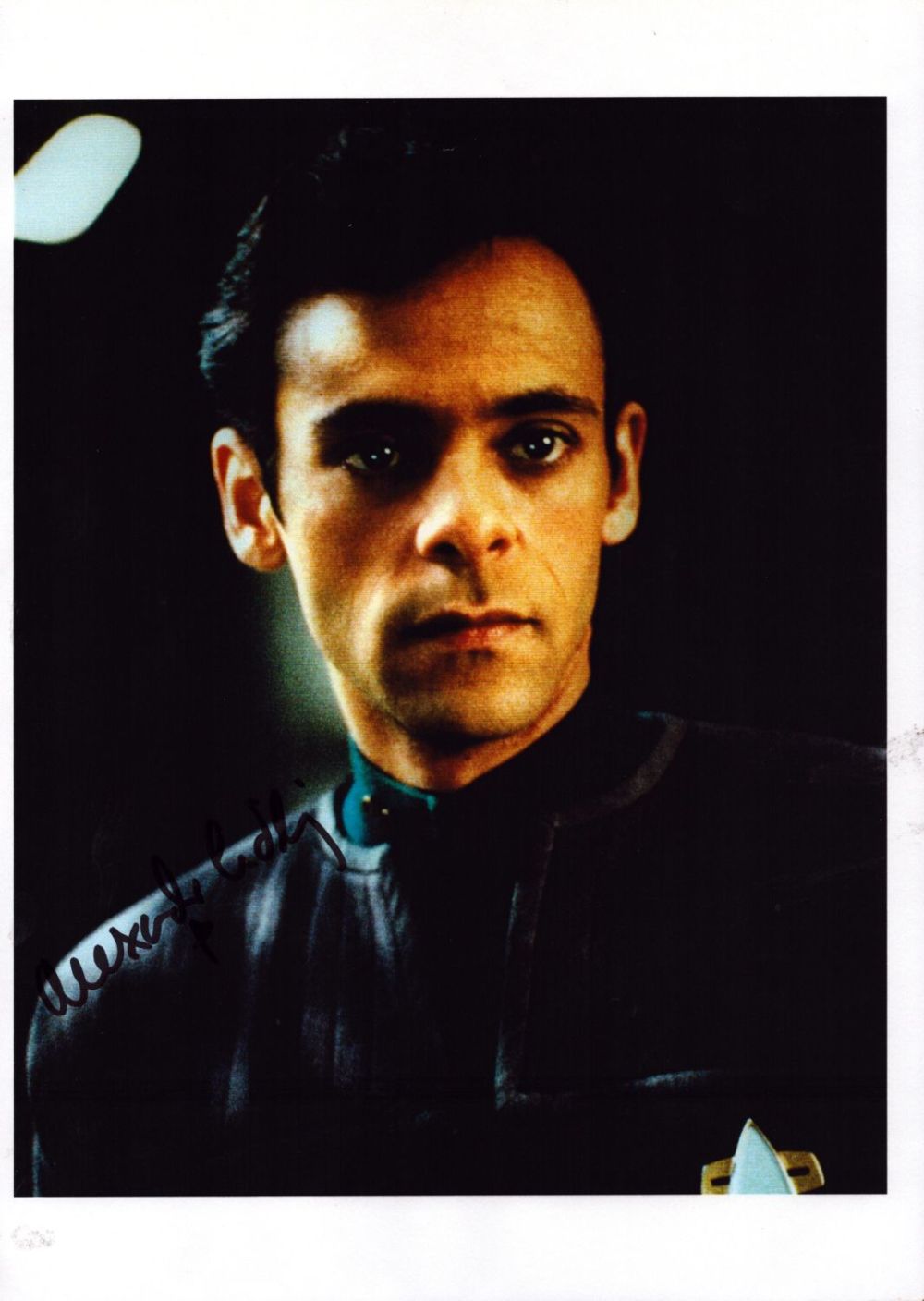 Lot 326: Alexander Siddig signed 12x8 Star Trek colour photo....