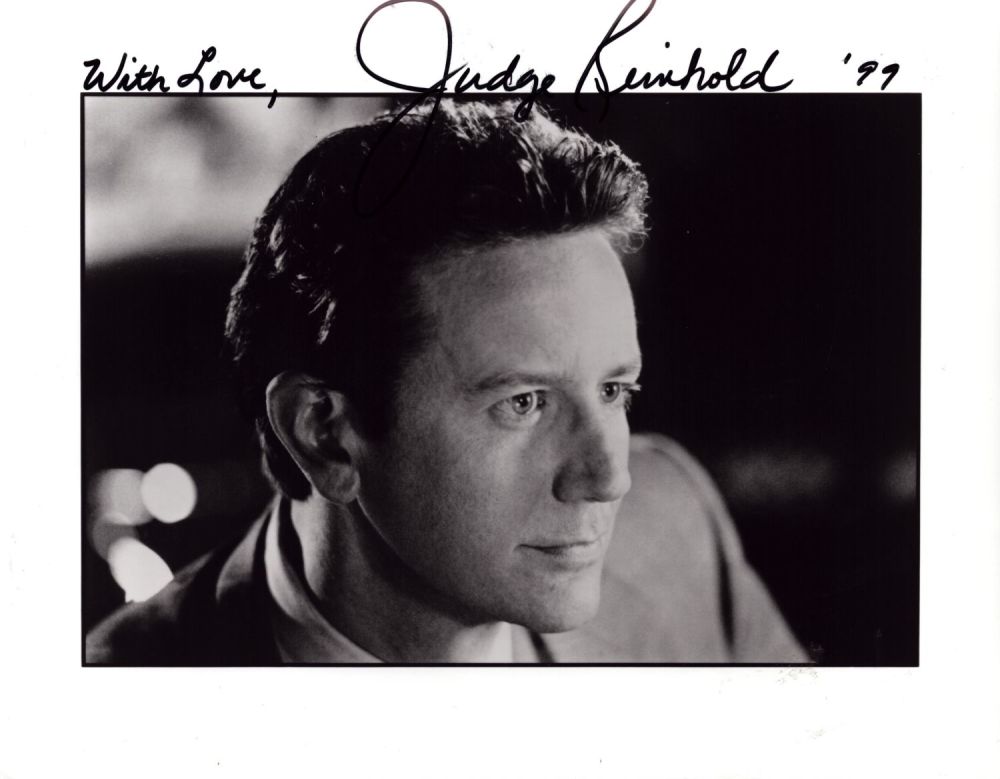 Lot 330: Judge Reinhold signed 10x8 inch colour photo. Good...