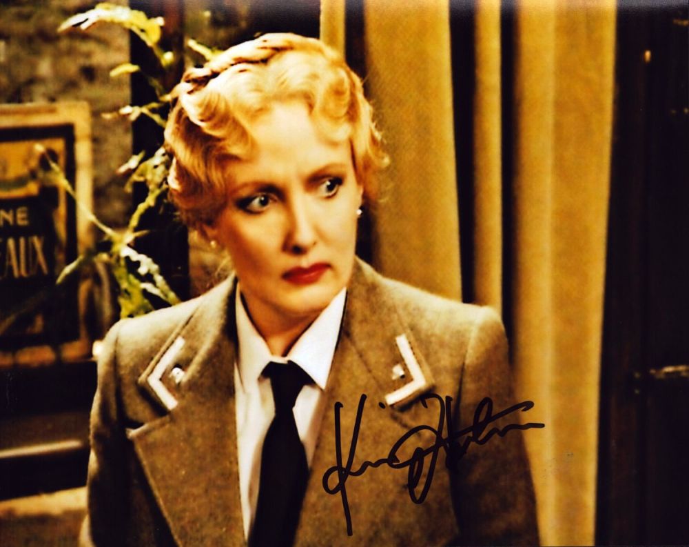 Lot 357: Kim Hartman signed Allo Allo 10x8 inch colour...