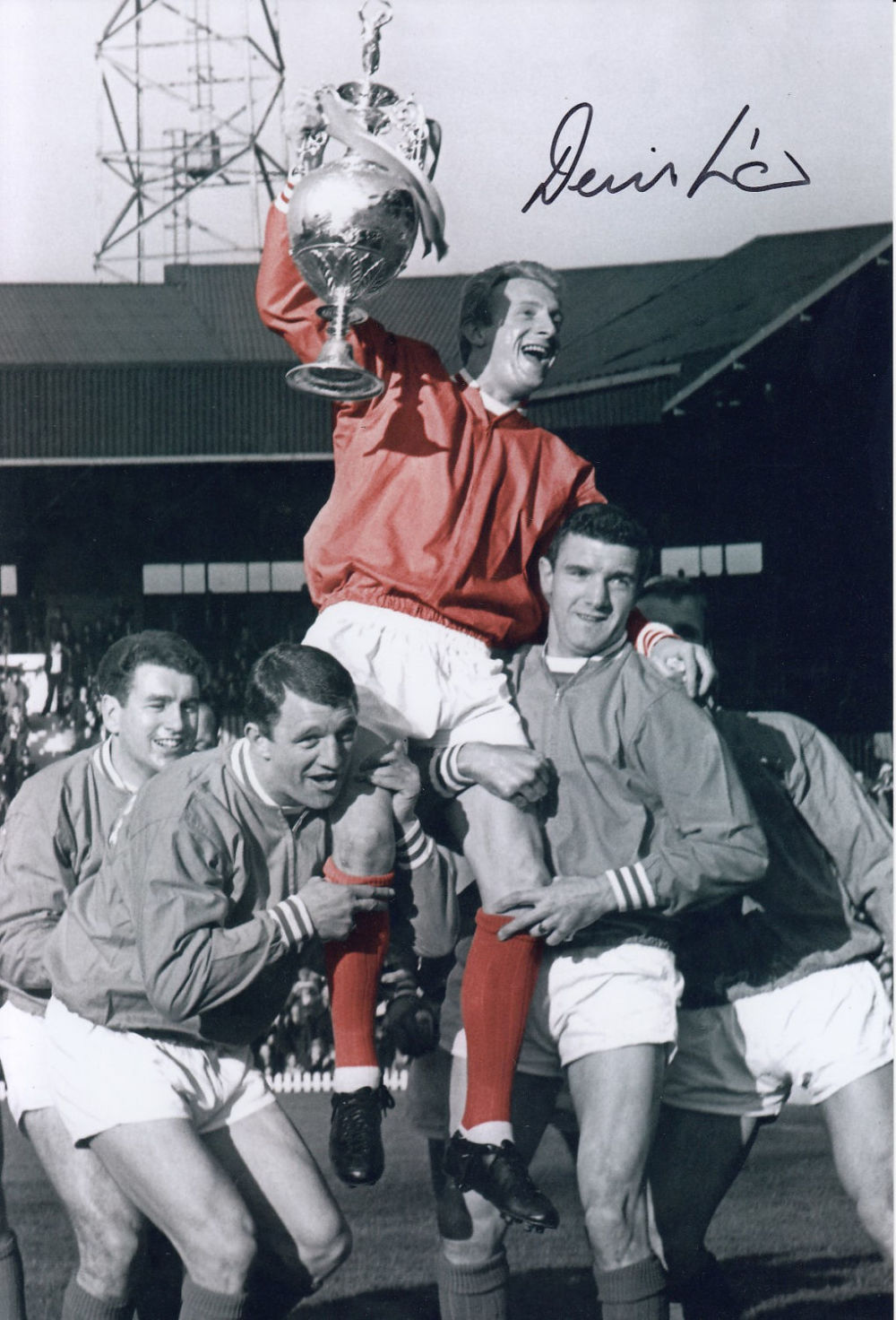 Lot 417: Football Autographed Denis Law 12 X 8 Photo...