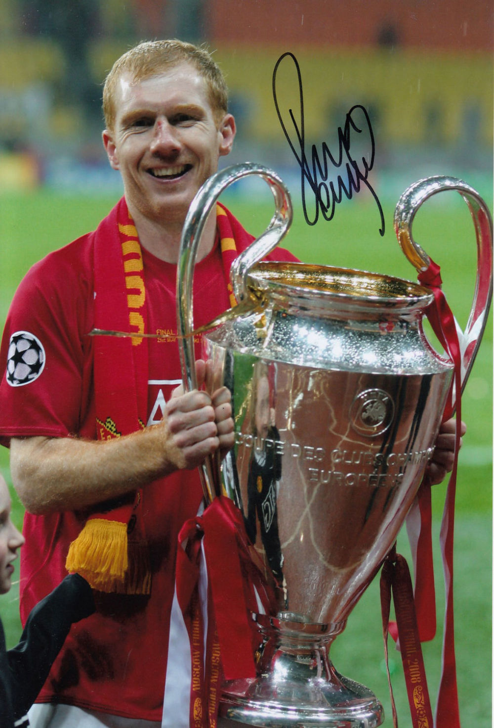 Lot 418: Football Autographed Paul Scholes 12 X 8 Photo:...