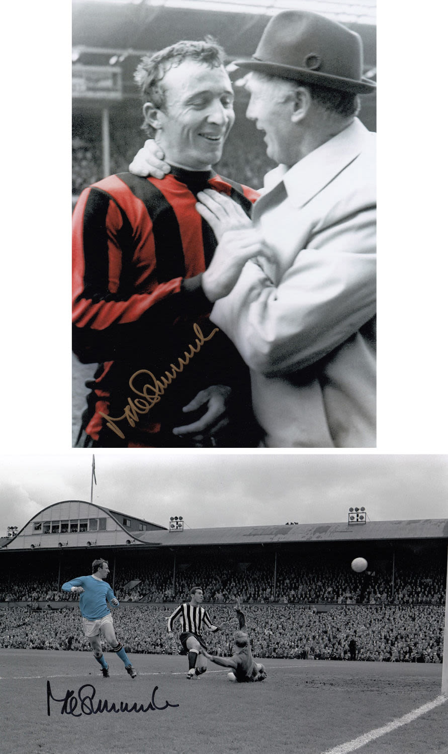 Lot 429: Football Autographed Mike Summerbee 12 X 8 Photos...