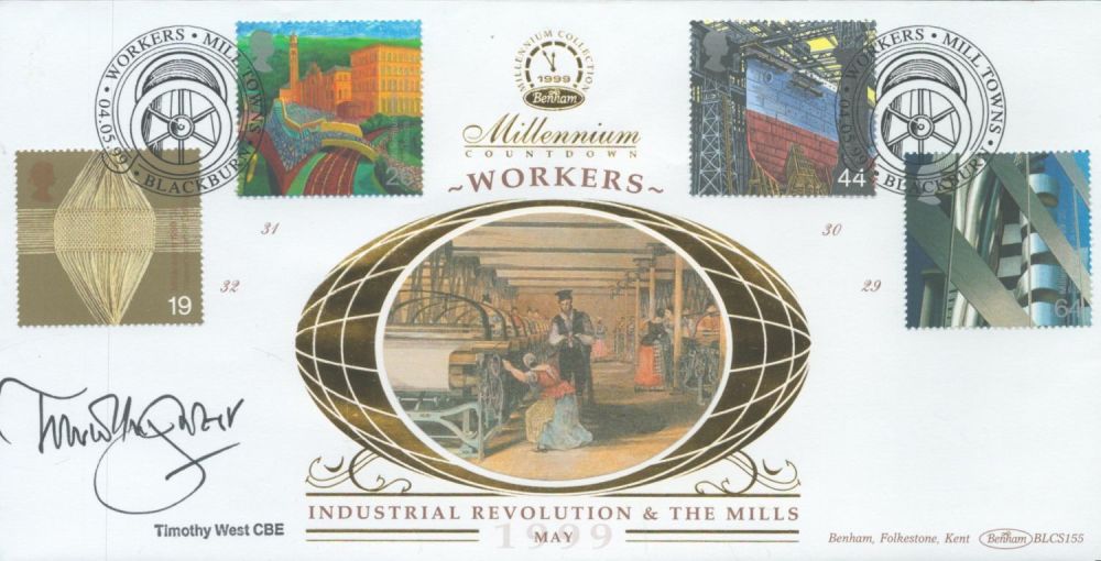 Lot 433: Timothy West CBE signed Workers FDC. 4/5/99 Blackburn...