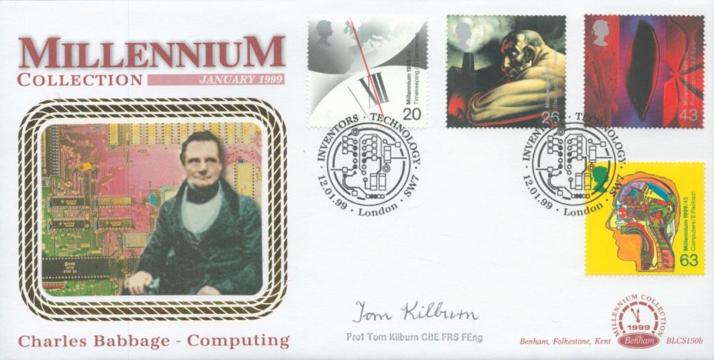 Lot 441: Prof Tom Kilburn CBE FRS FDC. 12/1/99 London...