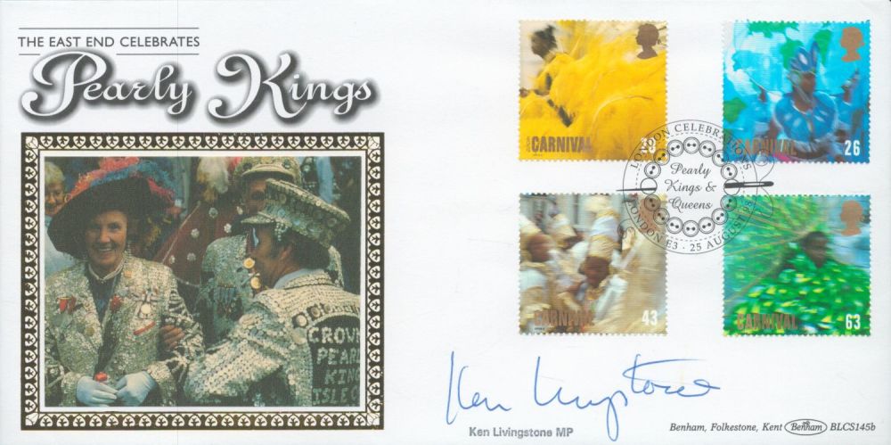 Lot 459: Ken Livingstone signed London Celebrations FDC. 25/8/98 London...