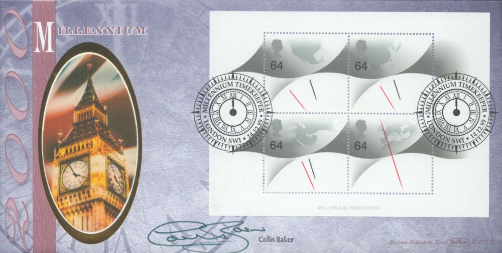 Lot 464: Colin Baker signed Timekeepers FDC. 14/12/99 London SW1...