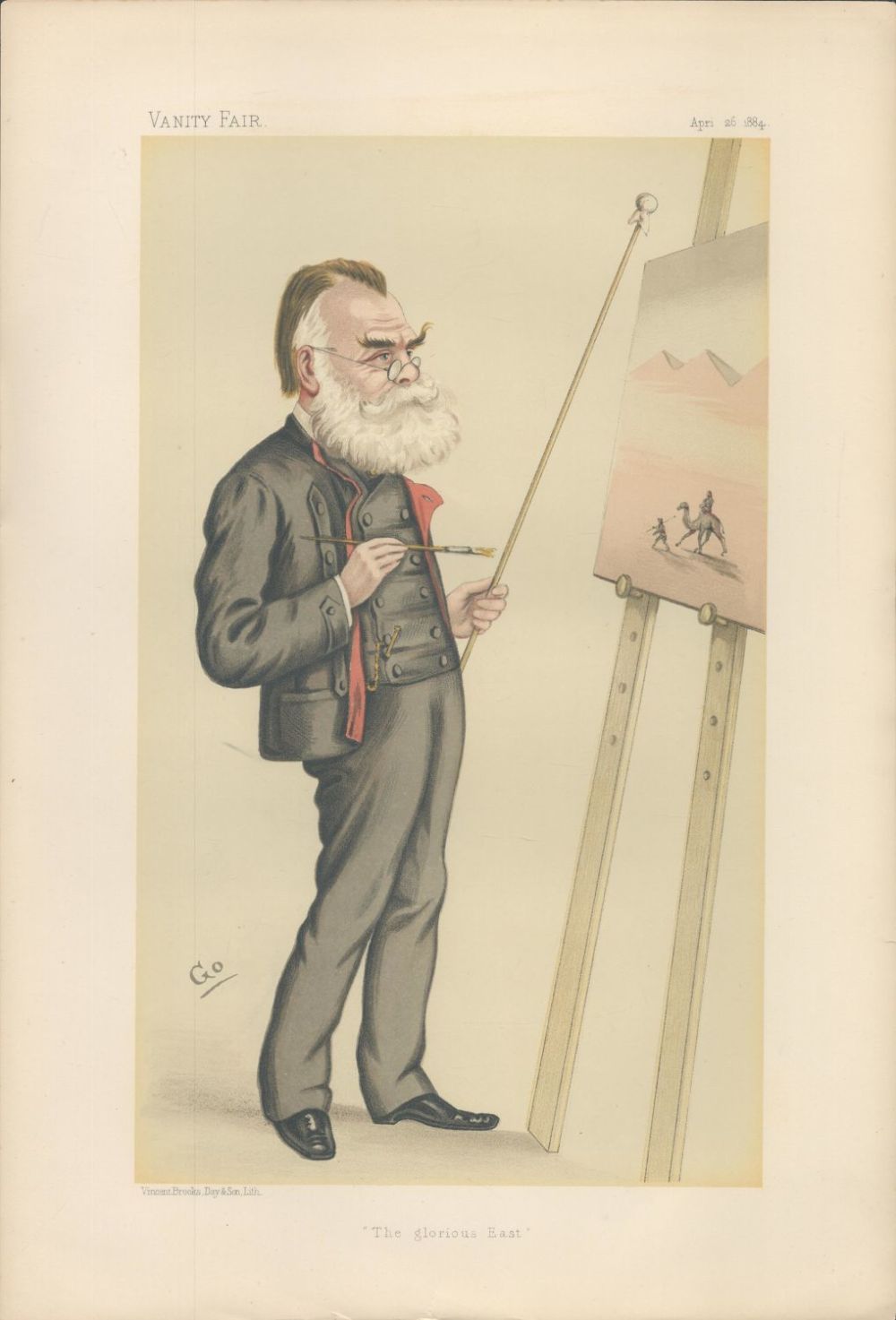 Lot 496: Vanity Fair print. Titled The Glorious East. Subject...