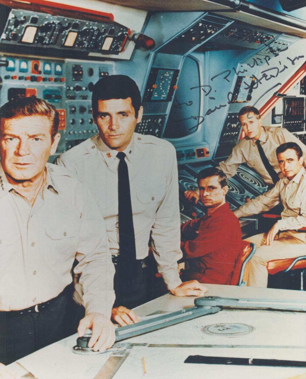 Lot 603: David Hedison (1927 2019) Actor Signed Voyage To...