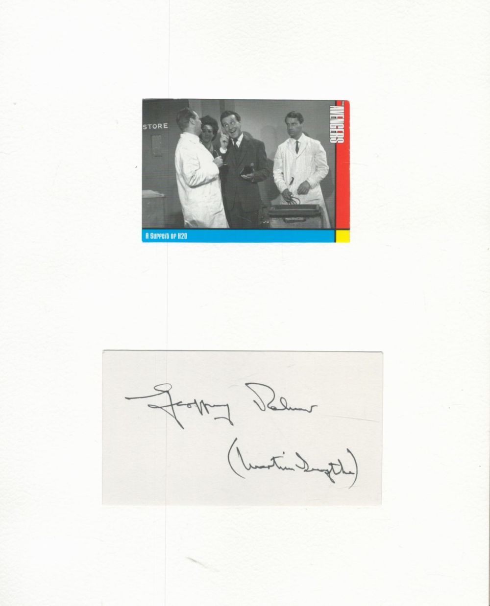 Lot 606: Geoffrey Palmer (1927 2020) Actor Signed Card With...