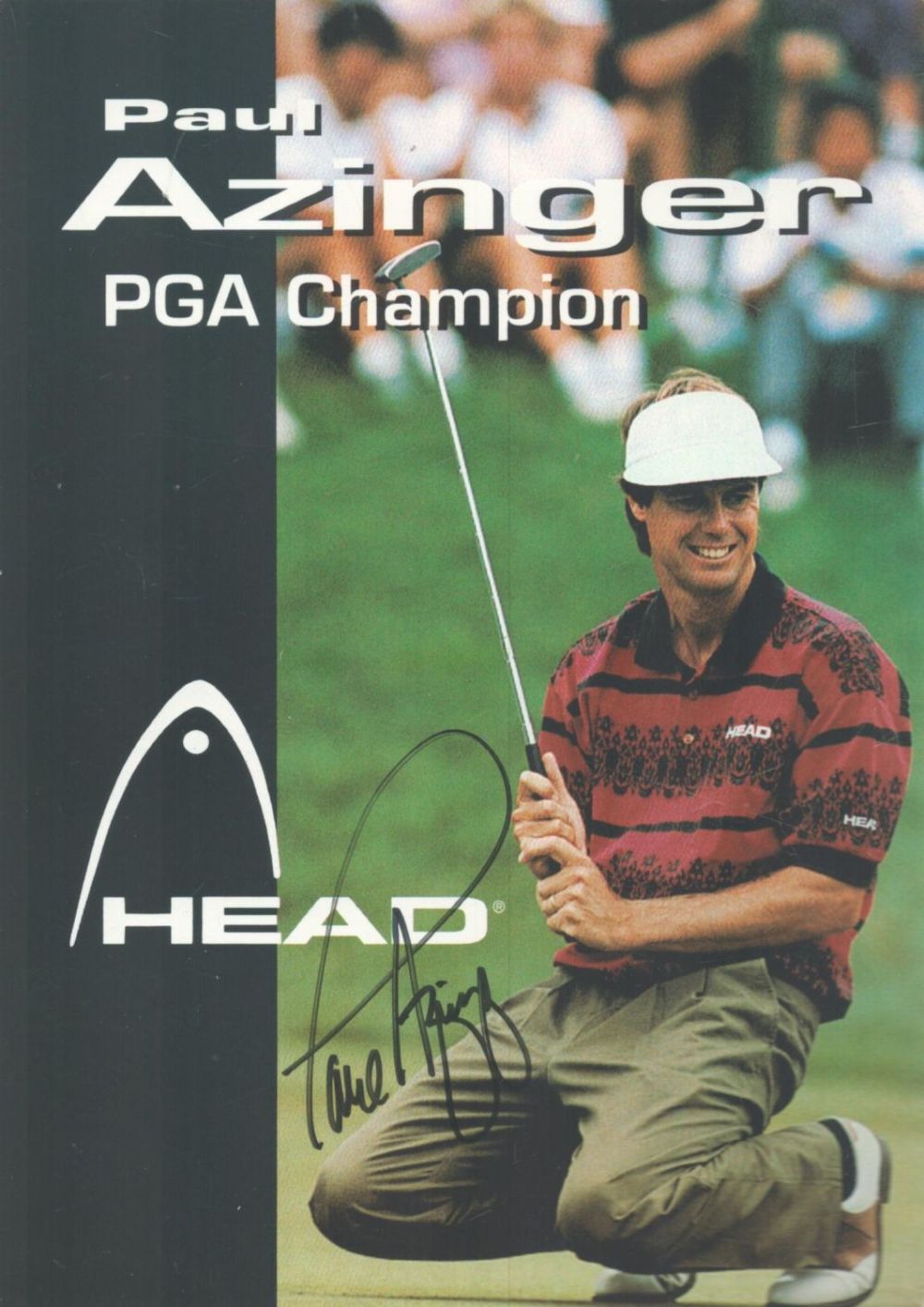 Lot 635: Paul Azinger Signed Golf Promo Photo. Good condition....