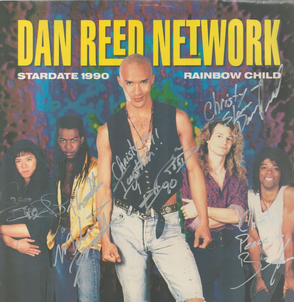 Lot 674: Dan Reed Network Rainbow Child multi signed and...