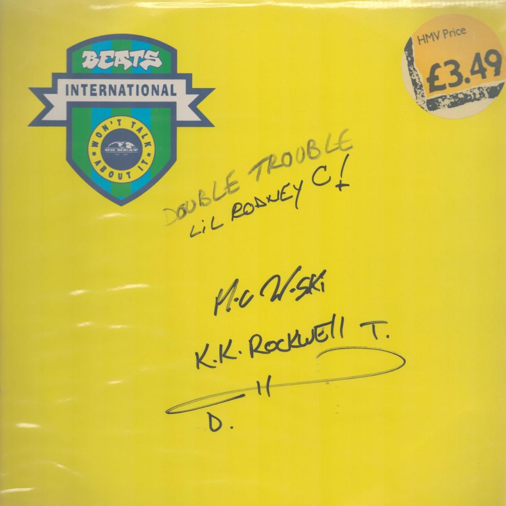 Lot 677: Beats International signed LP. MC Wildski Lil Rodney...
