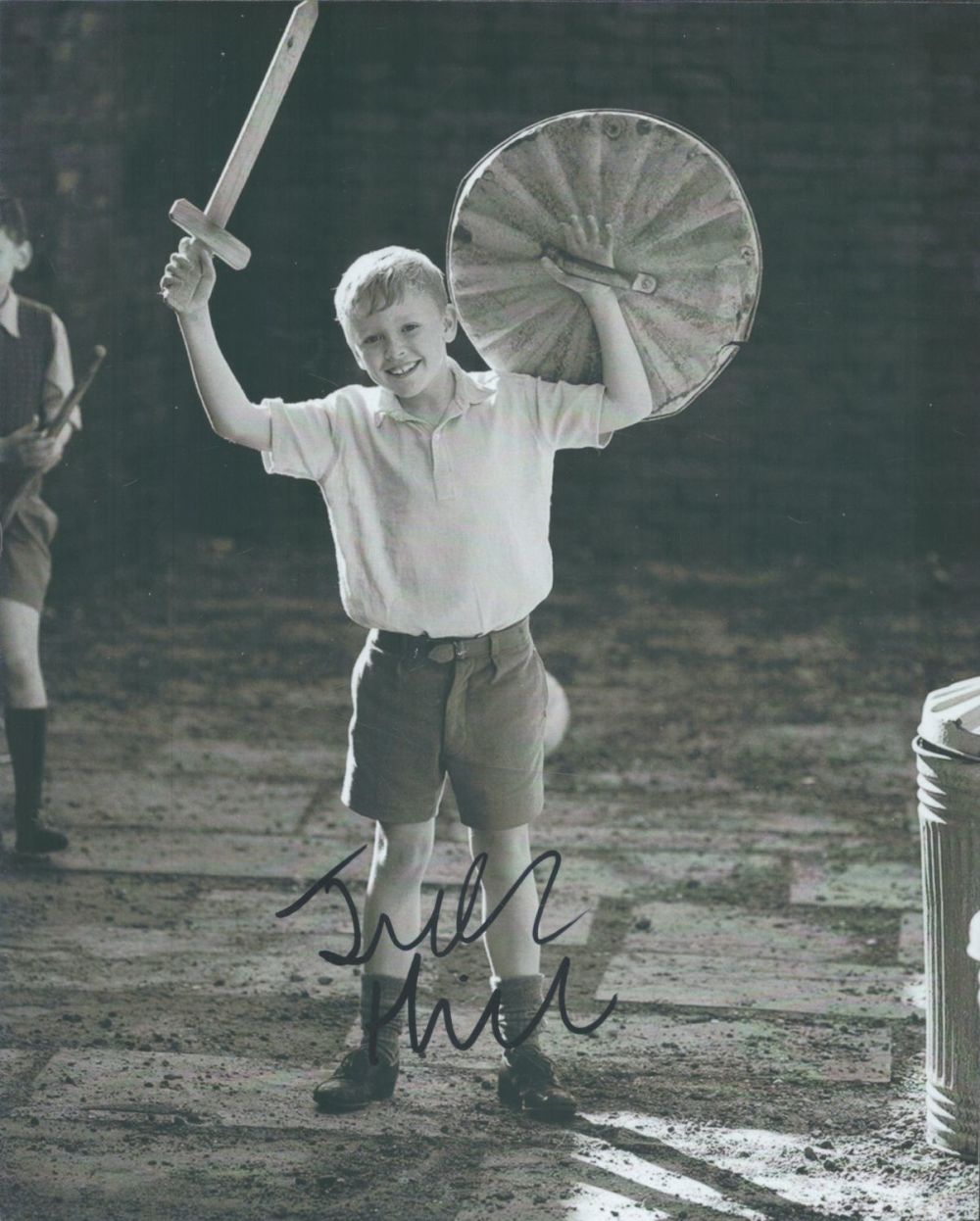 Lot 739: Jamie Bell signed 10x8 inch Billy Elliott black...