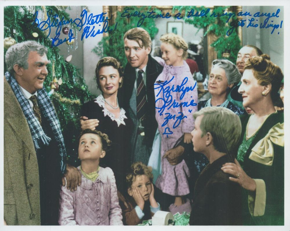 Lot 745: Karolyn Grimes signed It's a Wonderful Life 10x8...