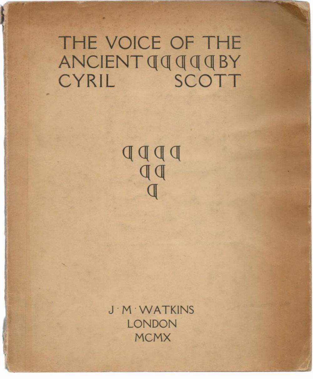 Lot 188: The Voice Of The Ancient By Cyril Scott....