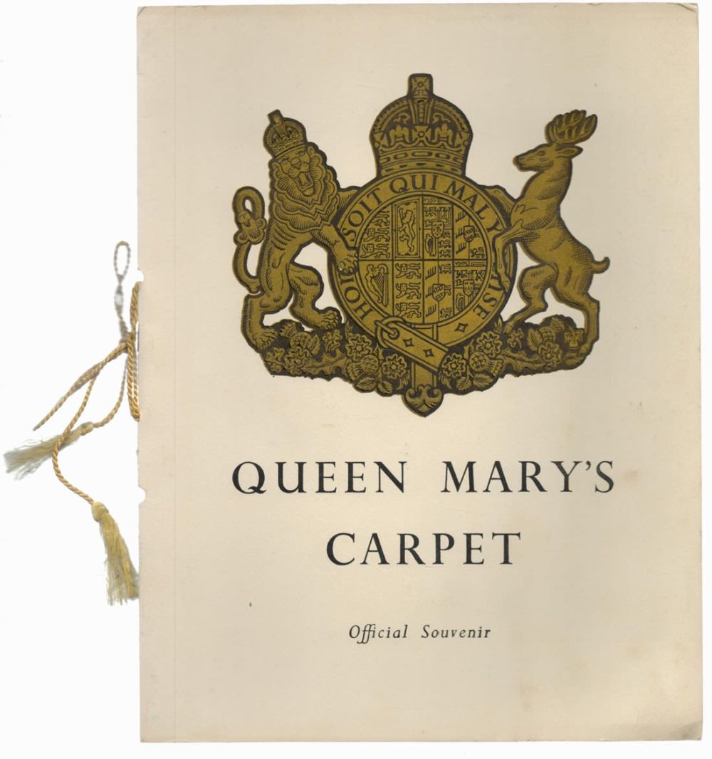 Lot 189: Queen Mary`s Carpet Official Souvenir Brochure, Includes Post...