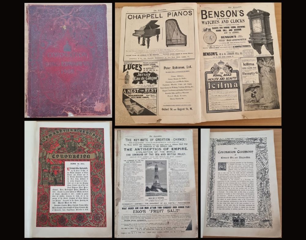 Lot 215: Coronation King Edward VII 1902 Book. Illustrated by...