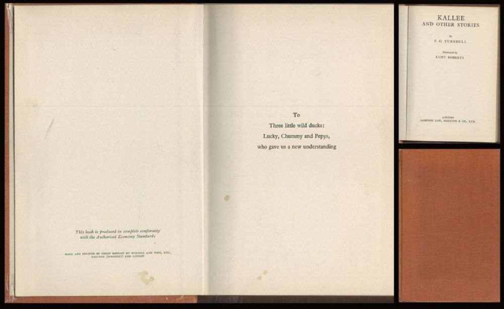 Lot 386: Kallee And Other Stories by F.G. Turnbull. Published...