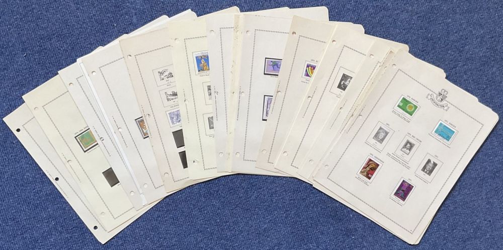 Lot 120: 1969 1980 variety used Postage Stamps 26 Sheets...