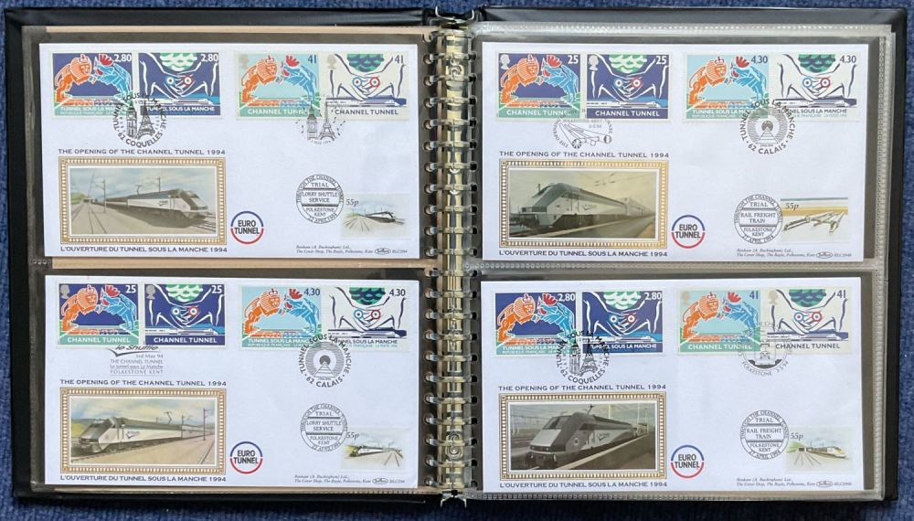 Lot 205: Benham Album Collection 23 FDC 6 x The...