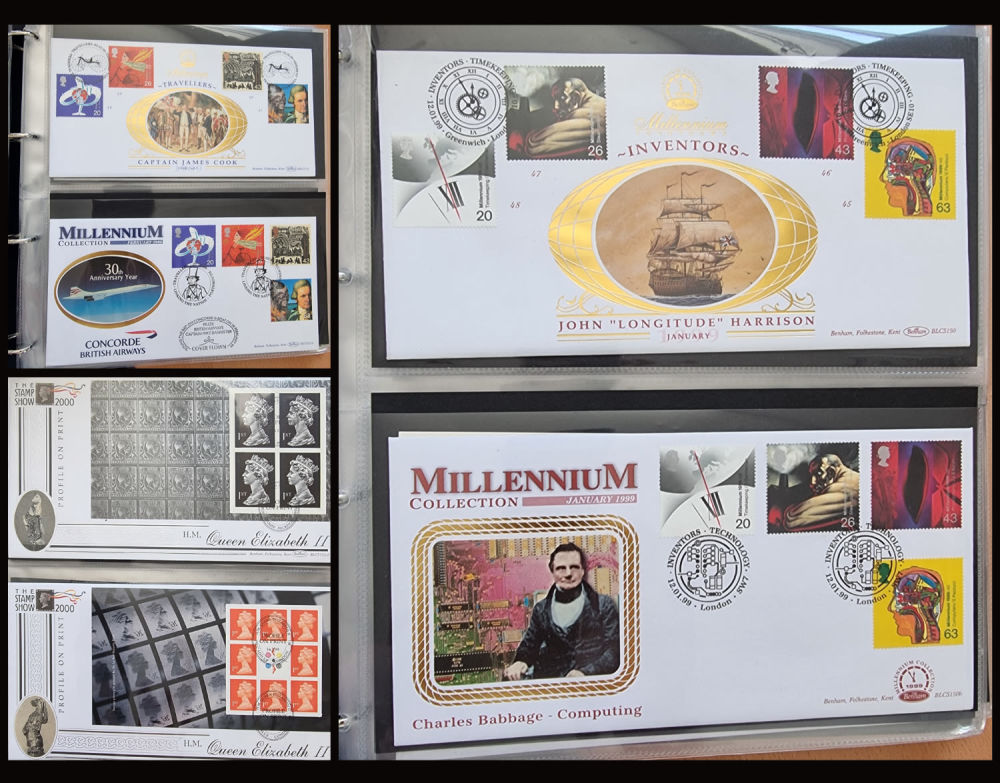Lot 260: Blue Benham Album collection 39 FDC 2 x...