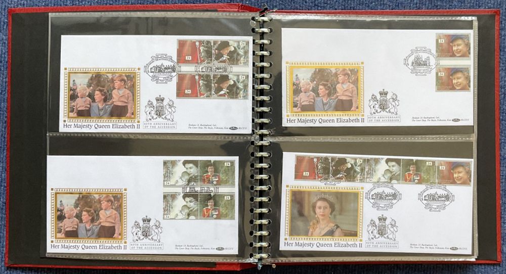 Lot 274: Red Benham Album collection 41 FDC 4 The...
