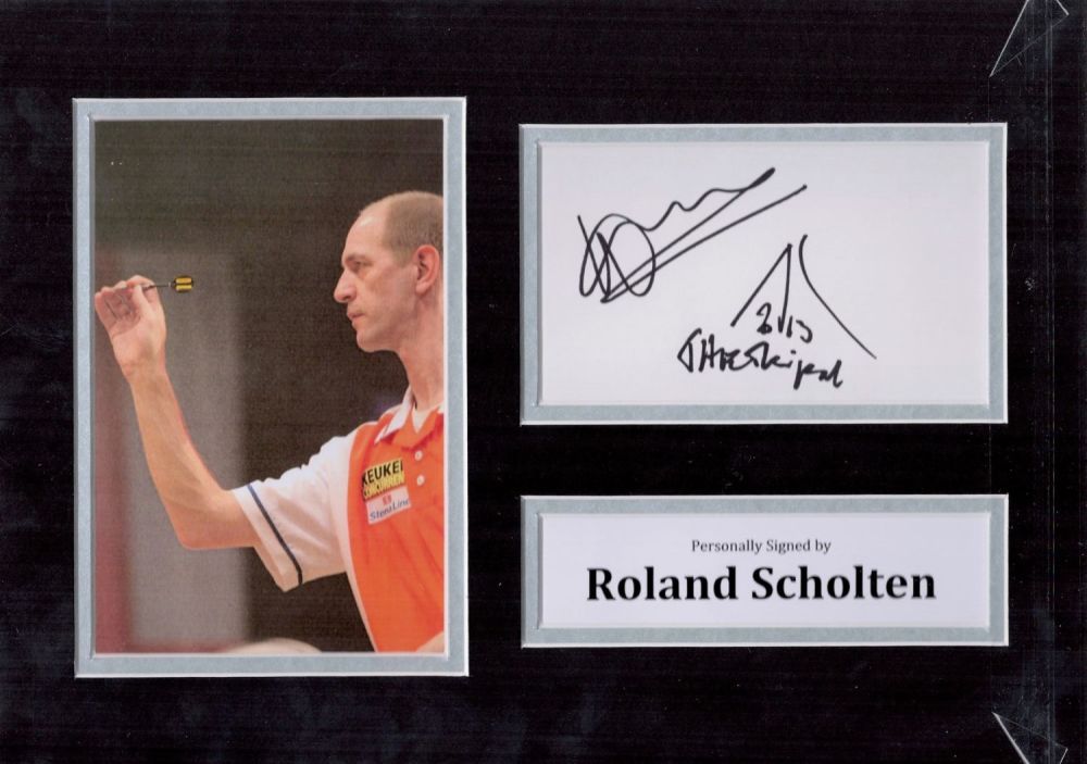 Lot 246: Roland Scholten 12x8 Signature Piece. Scholten (born 11...