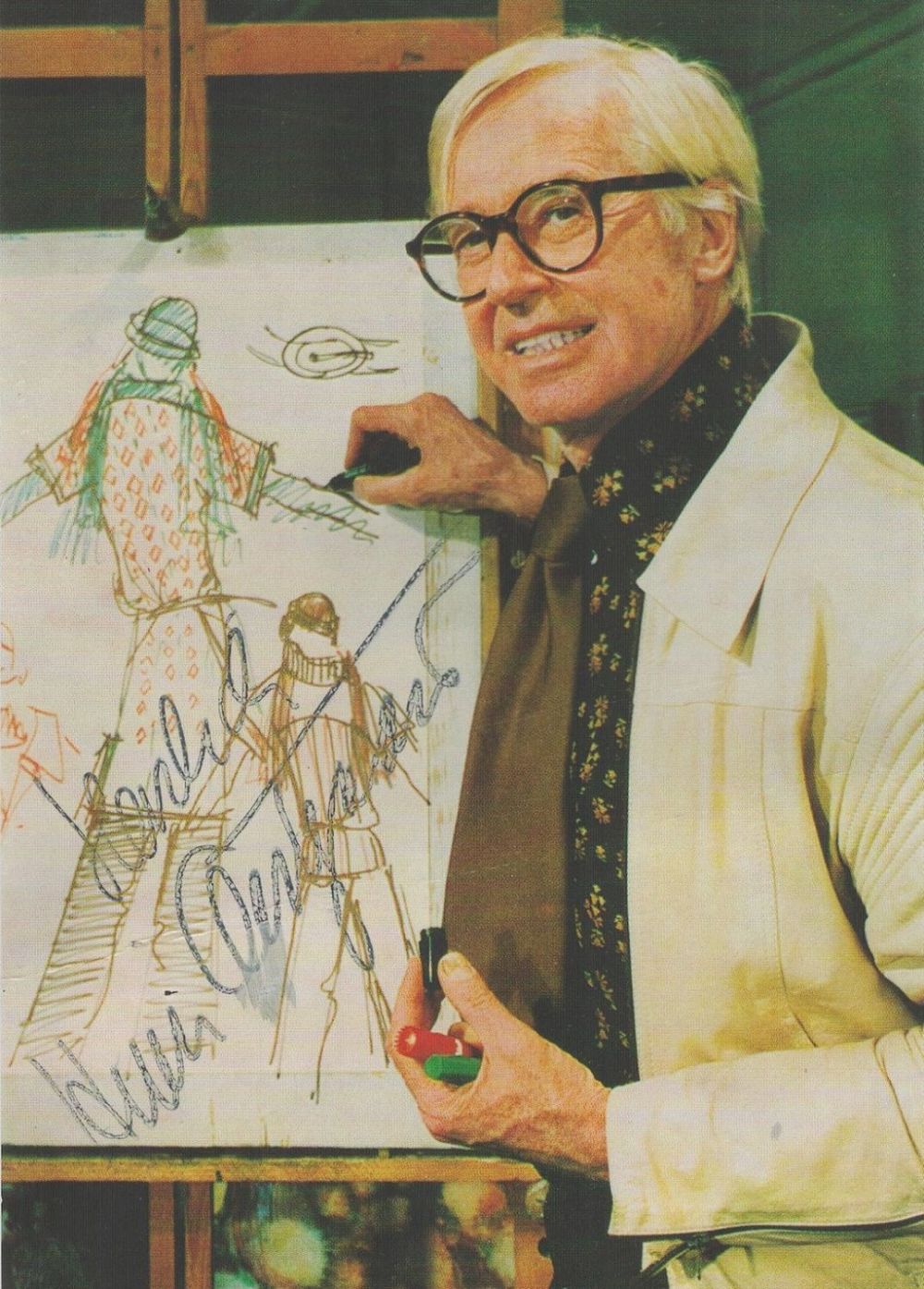 Lot 308: Heinz Oestergood signed 6x4 inches colour post card...