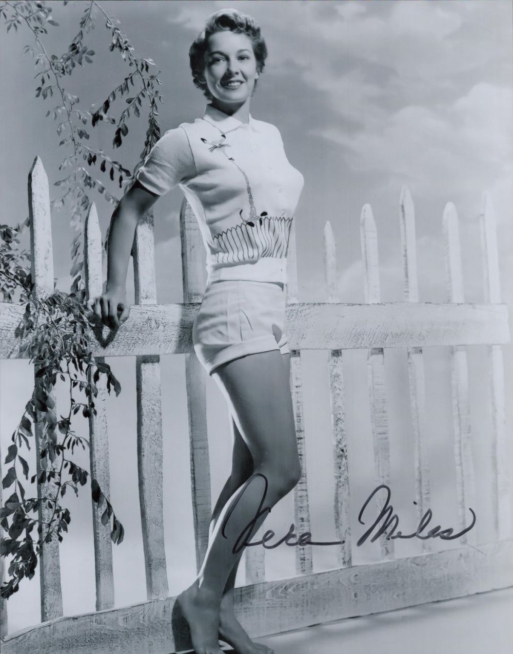 Lot 317: Vera Miles Signed Black & White Photo. Approx....