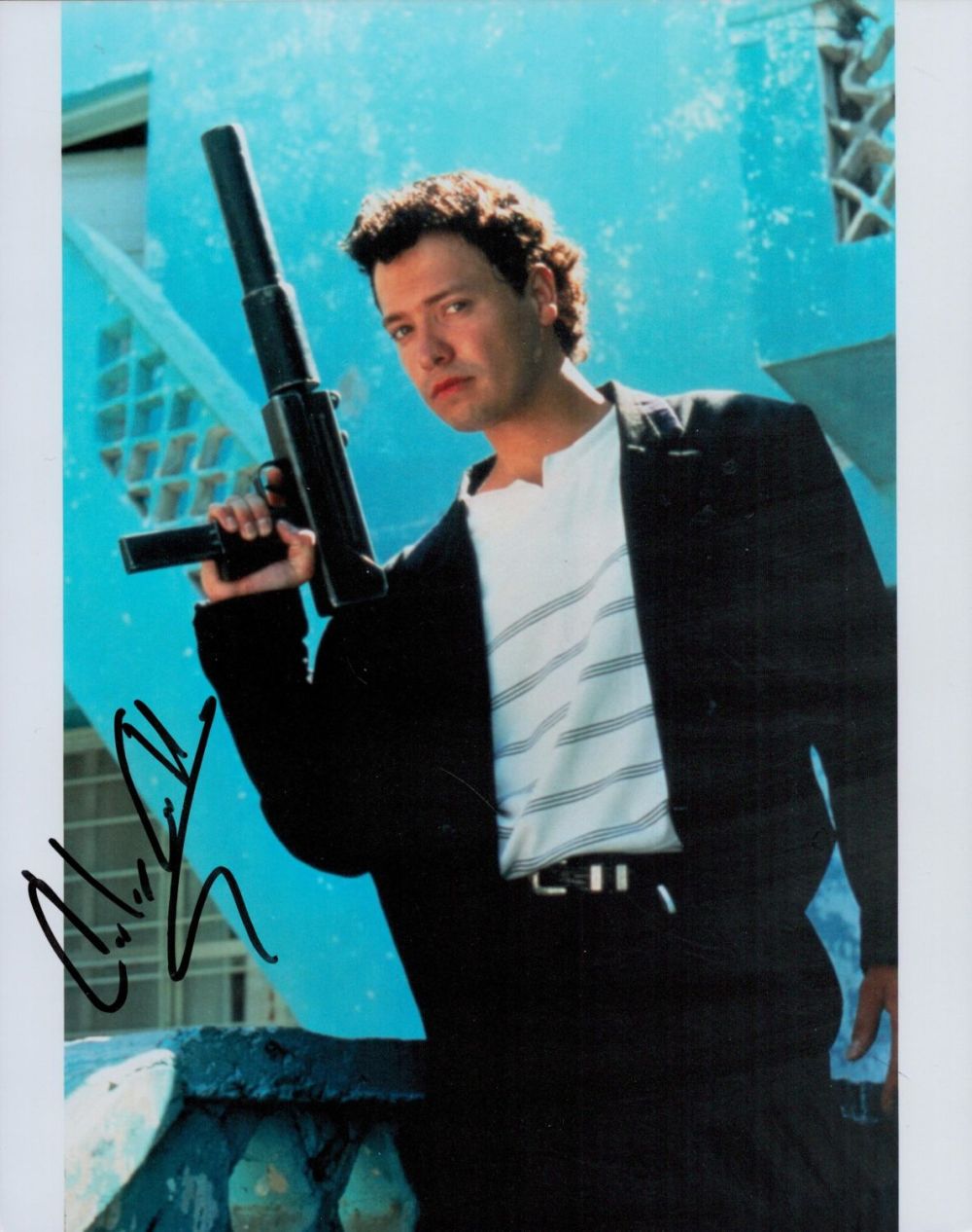 Lot 324: Carlos Gallardo Signed Colour Photo. Approx. 10x8 INCHES....