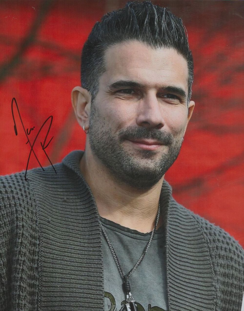 Lot 343: Marc Terenzi Signed Colour Photo. Approx. 10x8 INCHES....