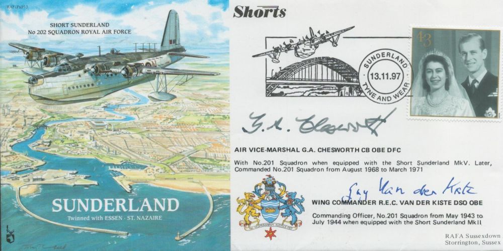 Lot 397: RAF AVM GA Chesworth and Wg Cdr REC...