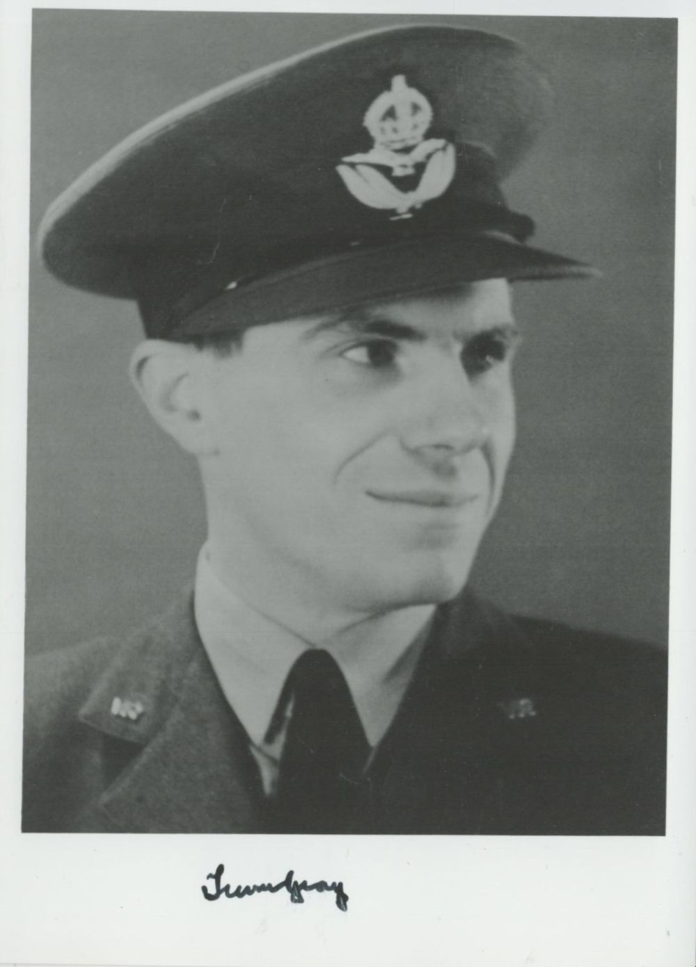 Lot 412: Military. WW2 RAF Flt Lt Trevor Gray Signed...