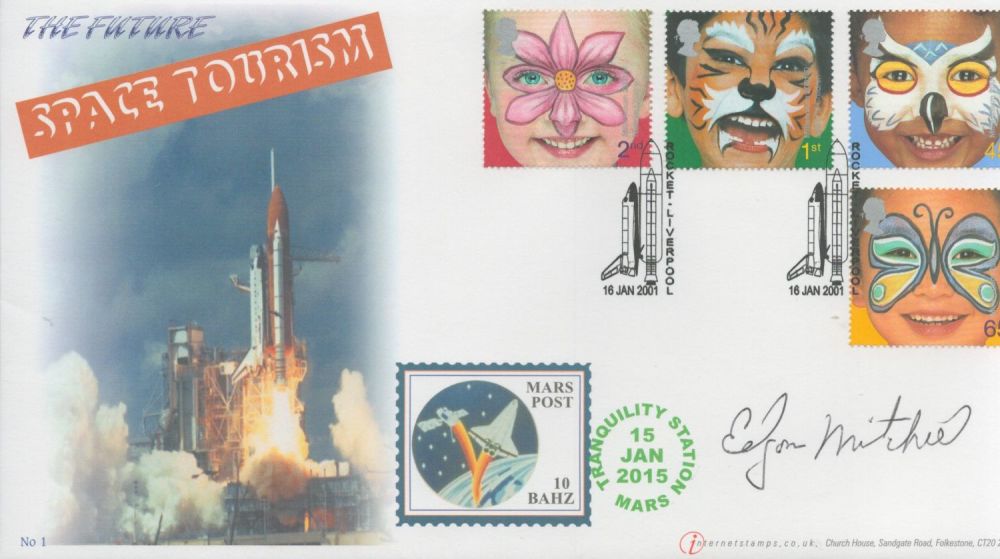 Lot 425: Space. NASA's Edgar Mitchell Signed The Future Space...