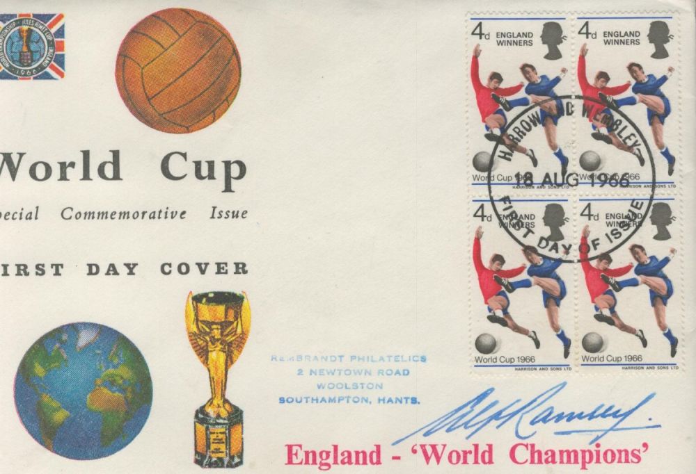 Lot 428: Football Alf Ramsey signed World Cup Special Commemorative...
