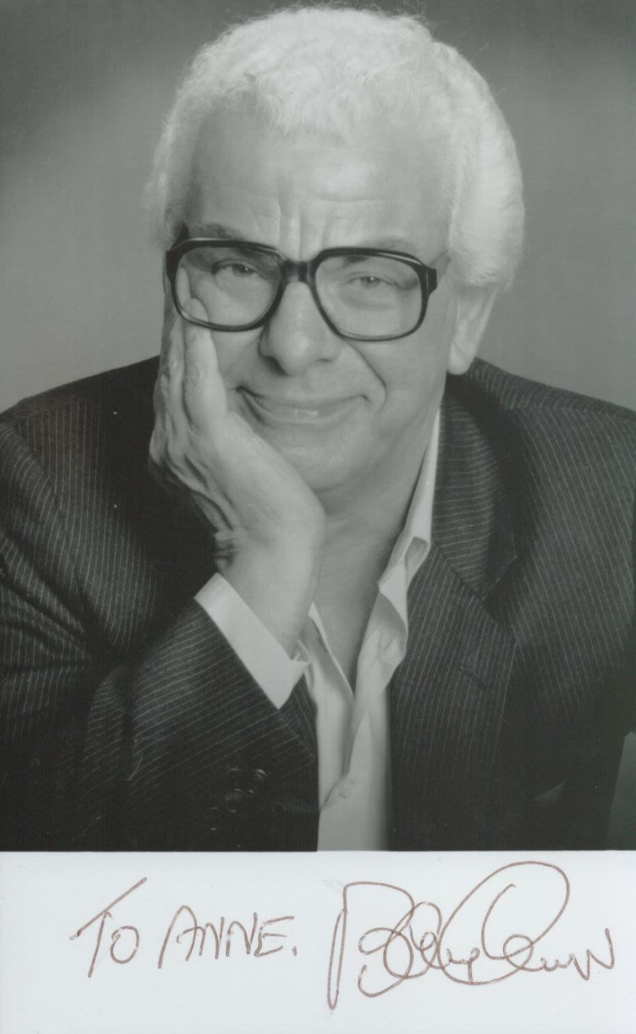 Lot 444: Barry Cryer Black and White Promo Photo British...