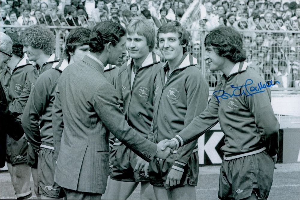 Lot 526: Brian Talbot signed 12x8 black and white photo...