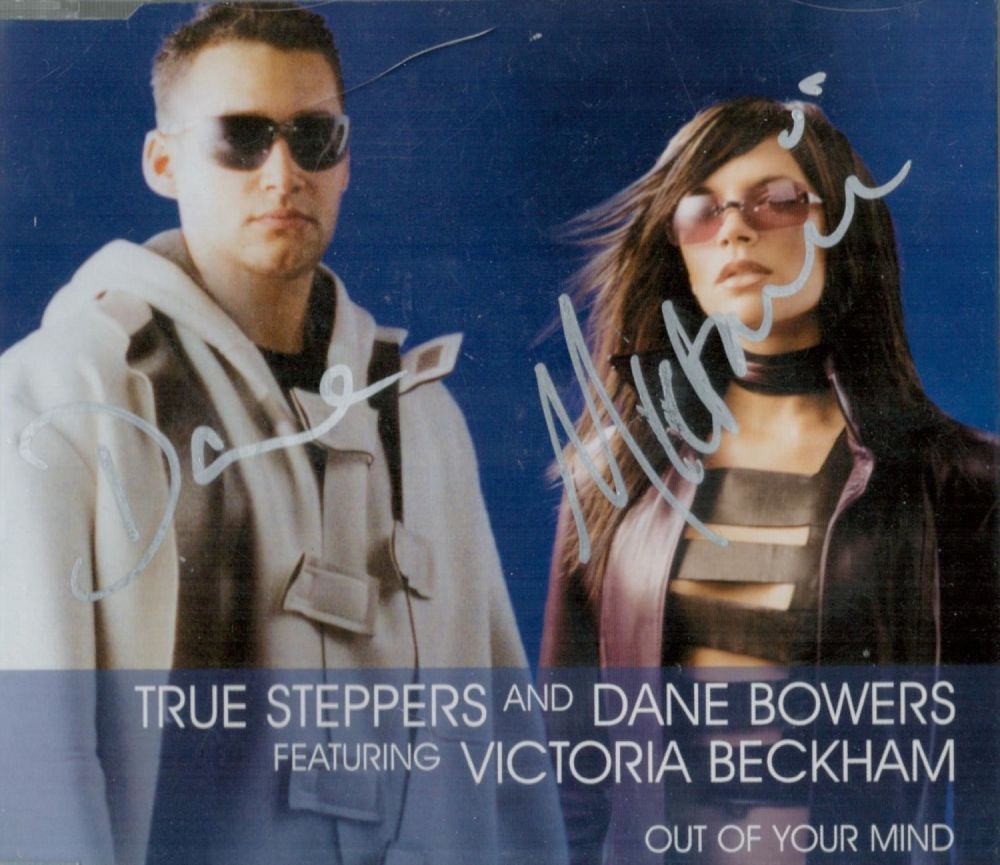 Lot 629: Music Dane Bowers and Victoria Beckham signed Out...