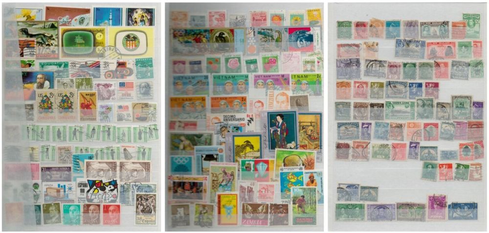Lot 734: Stamps Album Collection from various countries Vietnam, Zambia,...