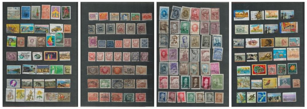 Lot 735: Stamps Album Collection from various countries Argentina, Poland,...