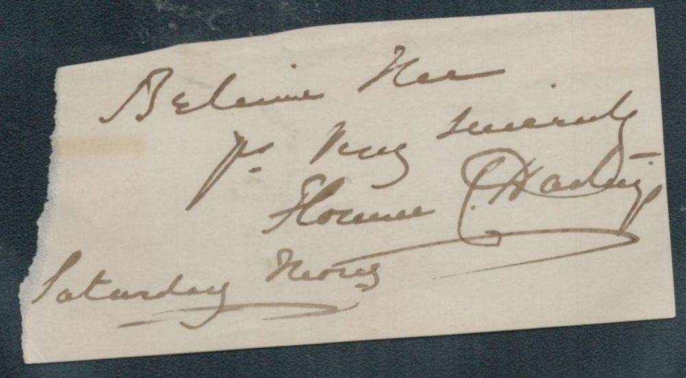 Lot 750: Florence Cecilia Paget Marchioness of Hastings signed 4x2...