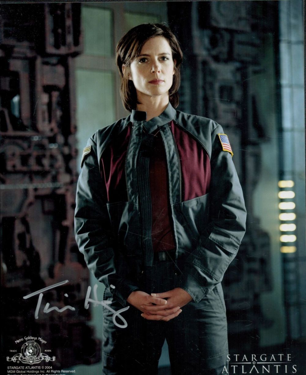 Lot 38: Torri Higginson signed 10x8 inch colour photo. Good...