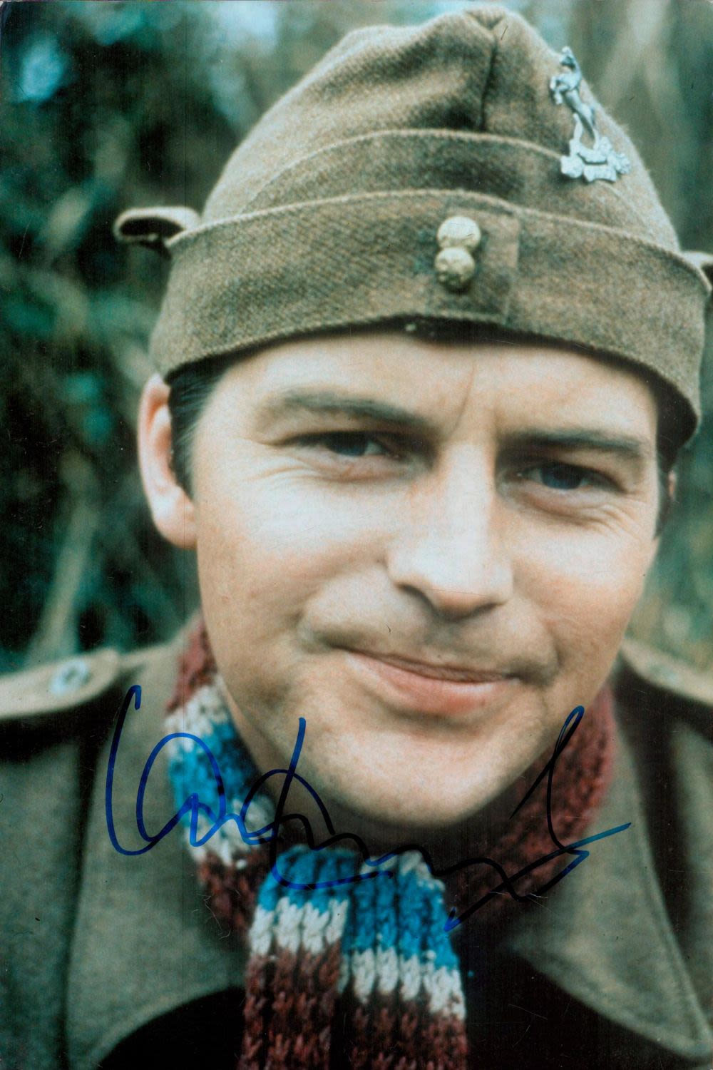 Lot 107: Ian Lavender signed 12x8 inch Dads Army colour...