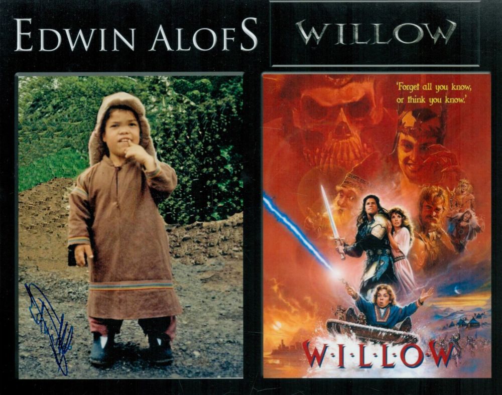 Lot 127: Edwin Alofs signed 10x8 inch Willows colour promo...