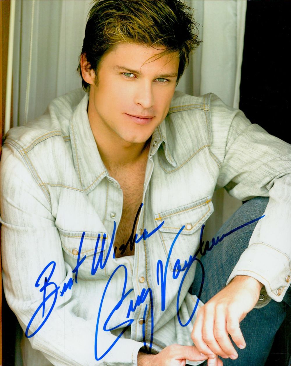 Lot 135: Greg Vaughan signed 10x8 inch colour photo. Good...