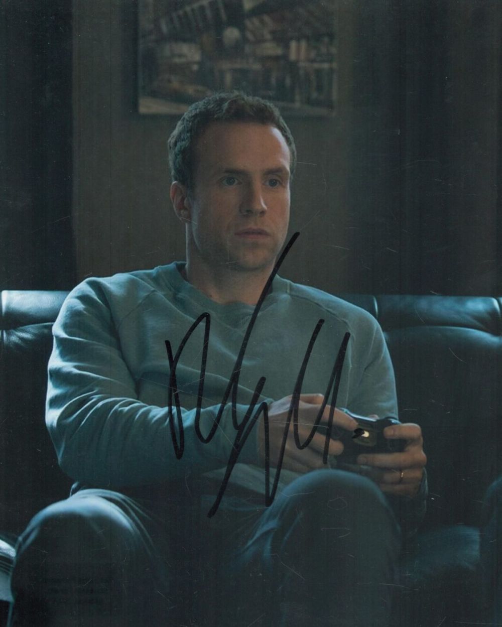 Lot 168: Rafe Spall signed 10x8 inch colour photo. Good...