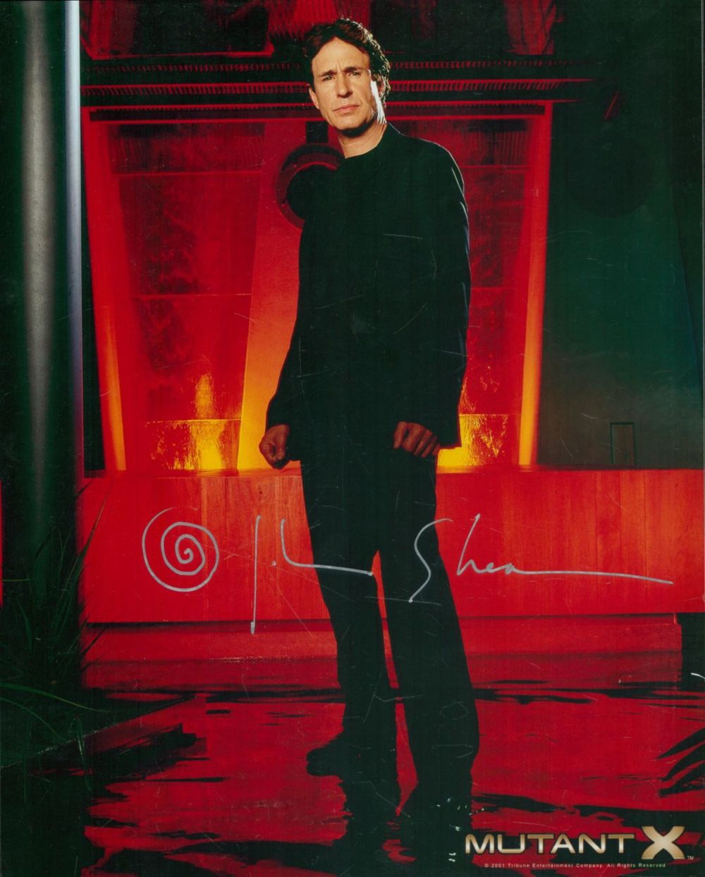 Lot 171: John Shea signed 10x8 inch Mutant X colour...