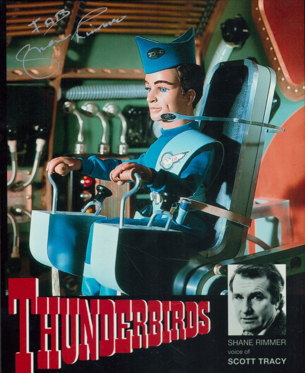 Lot 175: Shane Rimmer signed 10x8 inch Thunderbirds colour photo....