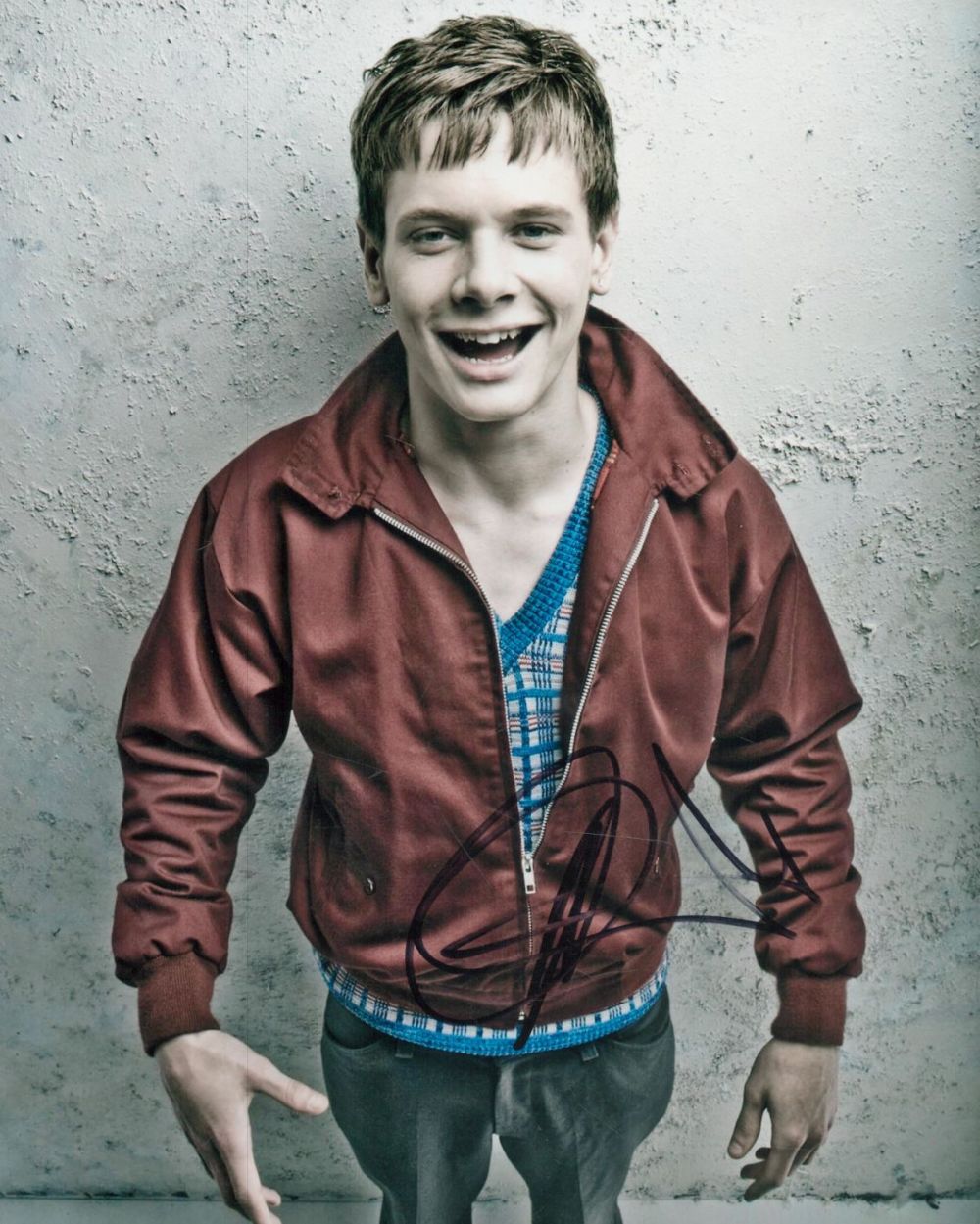Lot 187: Jack O'Connell signed 10x8 inch colour photo. Good...