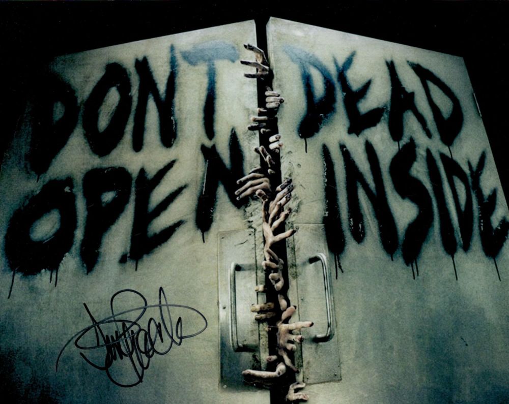 Lot 193: Jim Proctor signed 10x8 inch Walking Dead colour...